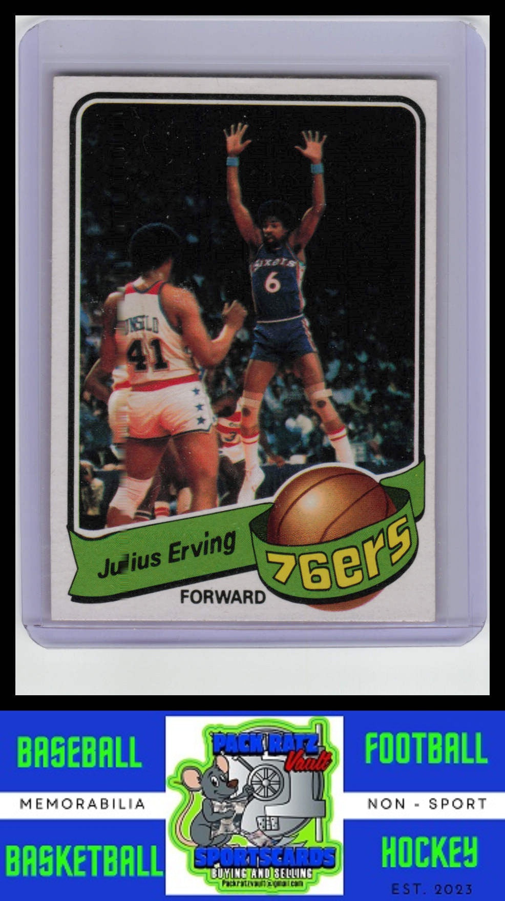 1979 Topps #20 Julius Erving EX