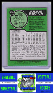 1977 Topps #100 Julius Erving EX