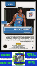 Load image into Gallery viewer, 2022 Panini Donruss #212 Jalen Williams (RC) EX/NM