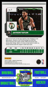 2022 Donruss #1 Jayson Tatum EX/NM