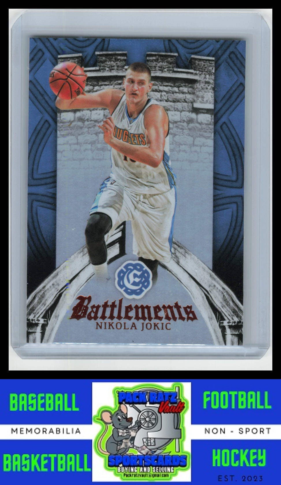 2016 Panini Excalibur #21 Nikola Jokic Battlements EX/NM