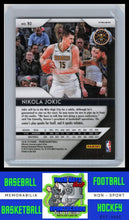 Load image into Gallery viewer, 2018 Panini Prizm #92 Nikola Jokic MVP Championship Prizms Red White and Blue EX/NM