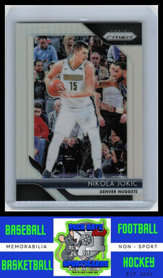 2018 Panini Prizm #92 Nikola Jokic Prizms Silver EX/NM