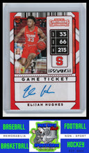 Load image into Gallery viewer, 2020 Panini Contenders Draft Picks #89 Elijah Hughes (RC) Auto EX/NM