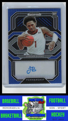 2021 Prizm Draft Picks #CP-JBU Jordan Burnes (RC) 051/149 EX/NM