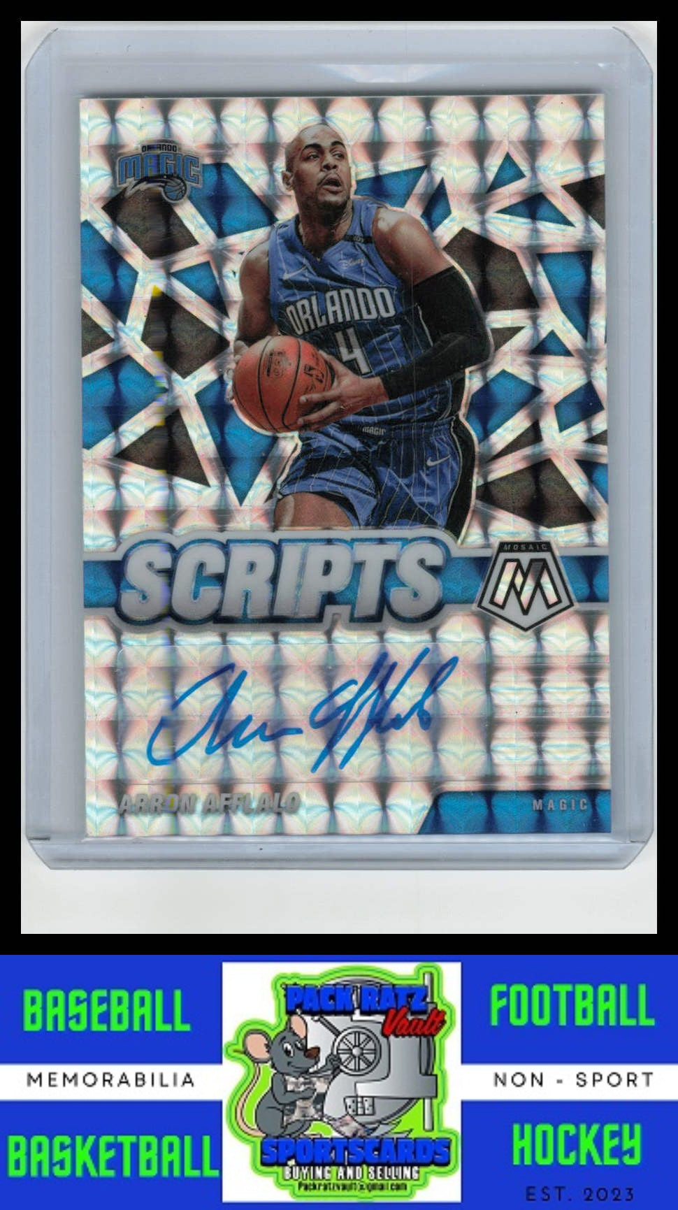 2021 Mosaic Scripts #SC-AAF Arron Afflalo EX/NM