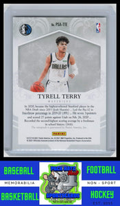 2021 Panini Private Signings #PSA-TTE Tyrell Terry EX/NM