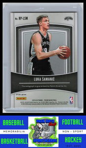 2019 Panini Prizm #RP-LSM Luka Samanic Orange Cracked Ice EX/NM