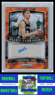 2019 Panini Prizm #RP-LSM Luka Samanic Orange Cracked Ice EX/NM