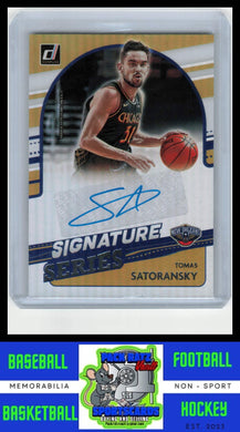 2021 Panini Donruss Signature Series #SS-TSK Tomas Satoransky Signature Marks EX/NM