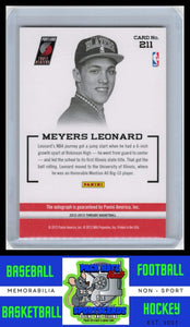 2012 Panini Threads #211 Meyers Leonard EX/NM