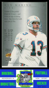 1996 Playoff Trophy Contenders #3 Dan Marino NM