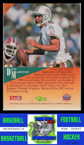 1995 Classic NFL Experience #52 Dan Marino Gold NM