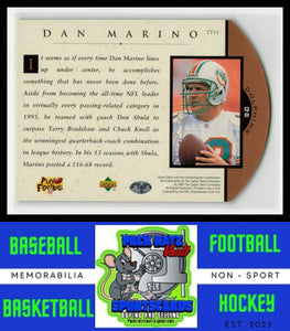 1996 Upper Deck #TT11 Dan Marino Team Trio NM