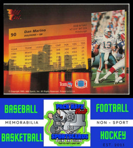 1993 Wild Card #90 Dan Marino 10 Stripe NM