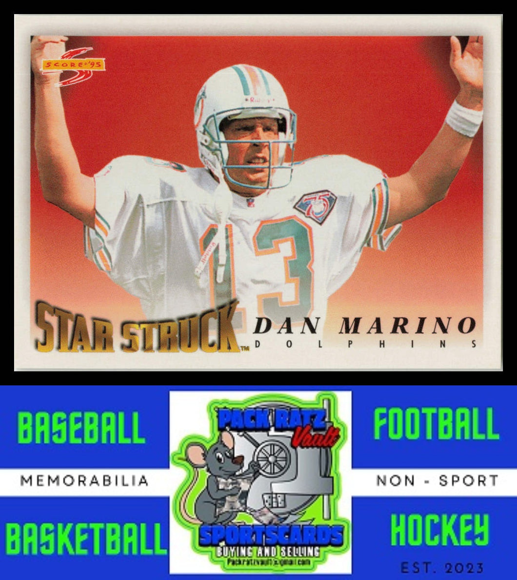 1995 Score #214 Dan Marino Promotional Backs NM