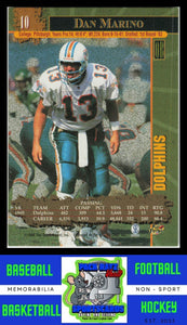 1996 Score Board NFL Lasers #10 Dan Marino NM