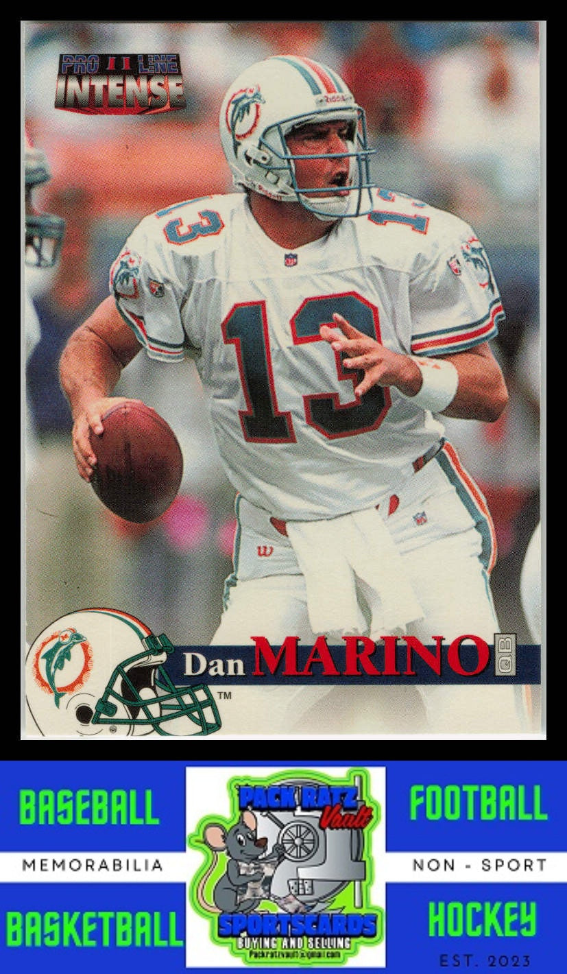 1996 Pro Line II Intense #11 Dan Marino Phone Cards $3 NM