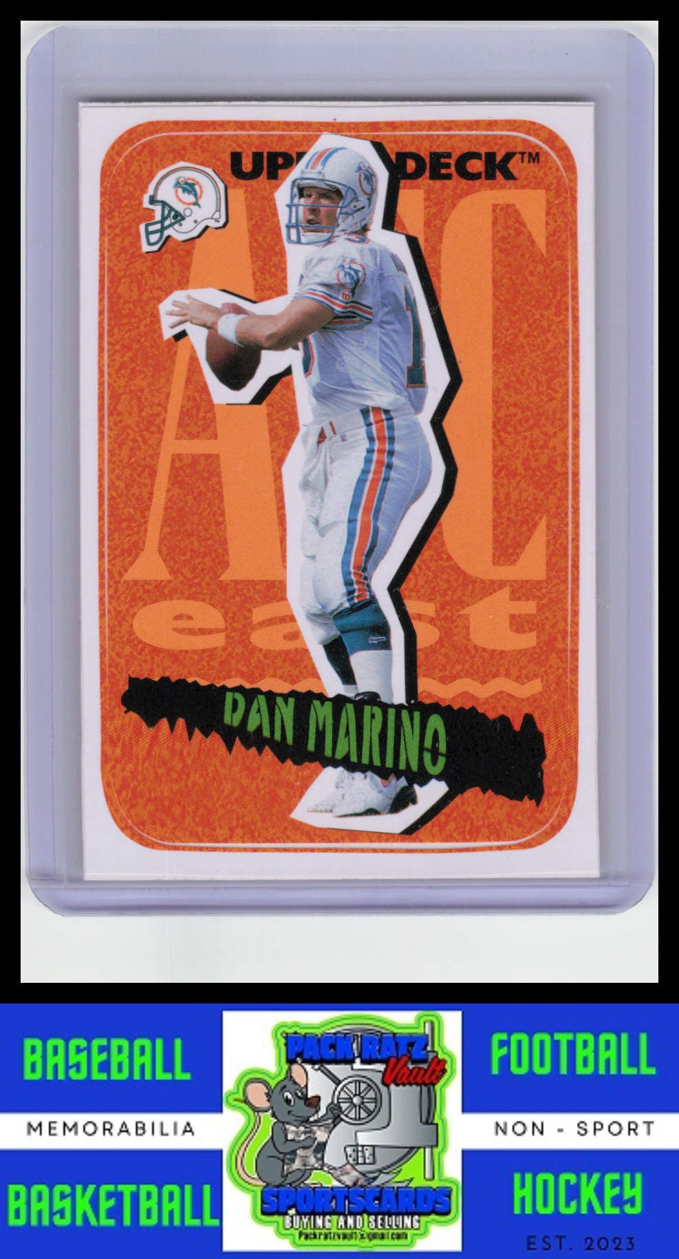 1995 Collector's Choice Update #18 Dan Marino Stick-Ums NM