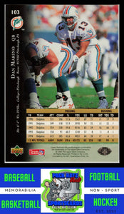 1995 Upper Deck #103 Dan Marino Electric Silver NM