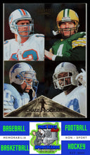 Load image into Gallery viewer, 1996 Pinnacle #199 Emmitt Smith / Dan Marino / Barry Sanders / Brett Favre CL Foil NM