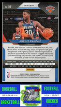 Load image into Gallery viewer, 2020 Panini Prizm Orange wave #54 Julius Randle (31/60) Green Prizms NM/M