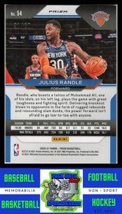 2020 Panini Prizm Orange wave #54 Julius Randle (31/60) Green Prizms NM/M