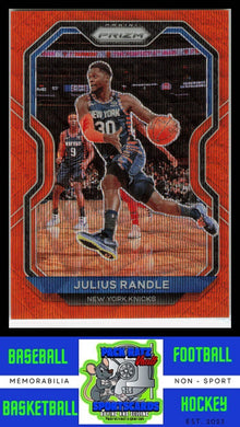 2020 Panini Prizm Orange wave #54 Julius Randle (31/60) Green Prizms NM/M