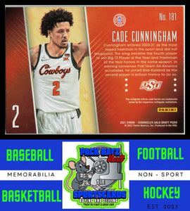 2021 Panini Chronicles Draft Picks #181 Cade Cunningham Bronze NM/M