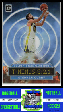 2019 Donruss Optic #6 Stephen Curry T-Minus 3, 2, 1, Purple NM/M