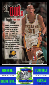 1998 Hoops #10 Reggie Miller Shout Outs NM/M