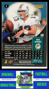 1996 Pinnacle Silver Foil #4 Dan Marino Silver Foil NM