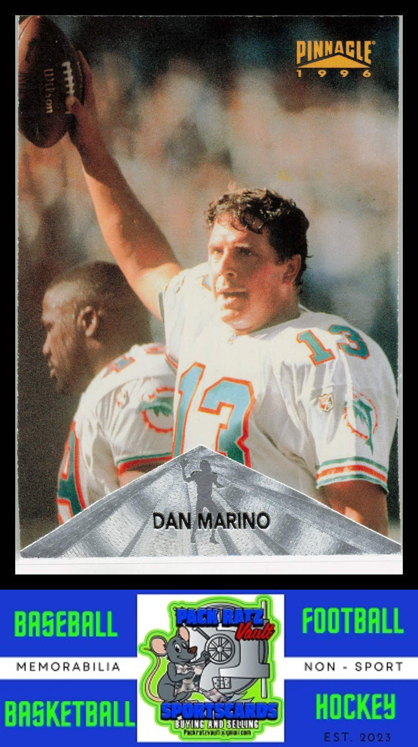 1996 Pinnacle Silver Foil #4 Dan Marino Silver Foil NM