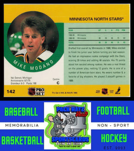 1990 Pro Set #142 Mike Modano EX