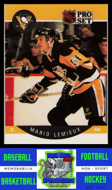 1990 Pro Set #236 Mario Lemieux EX