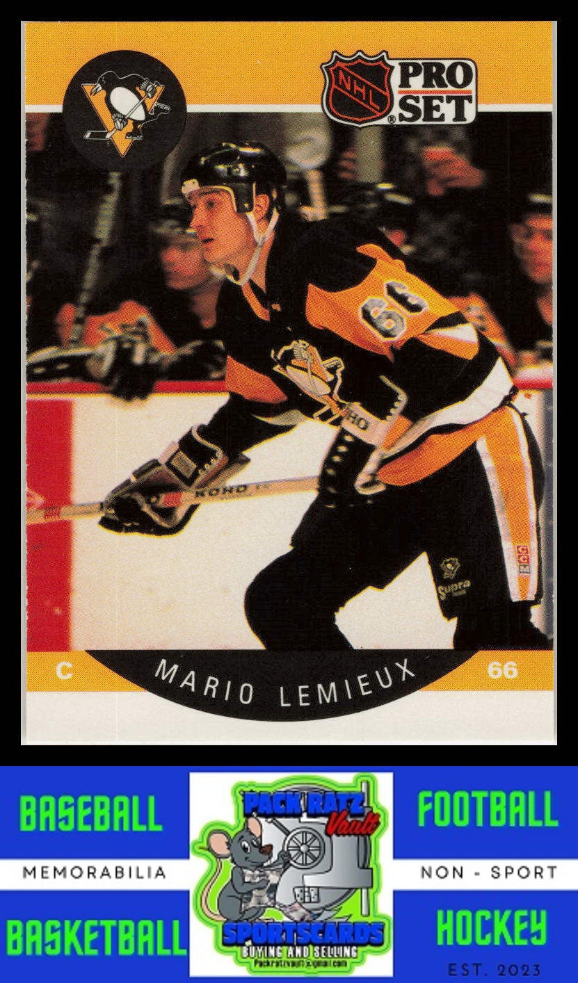 1990 Pro Set #236 Mario Lemieux EX