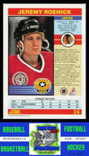 Load image into Gallery viewer, 1990 Score Young Superstars #24 Jeremy Roenick EX