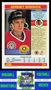 1990 Score Young Superstars #24 Jeremy Roenick EX