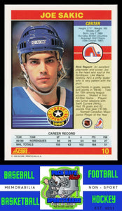 1990 Score Young Superstars #10 Joe Sakic EX