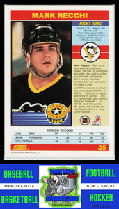 1990 Score Young Superstars #35 Mark Recchi NM/M