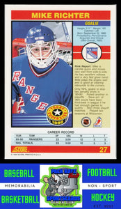 1990 Score Young Superstars #27 Mike Richter NM/M