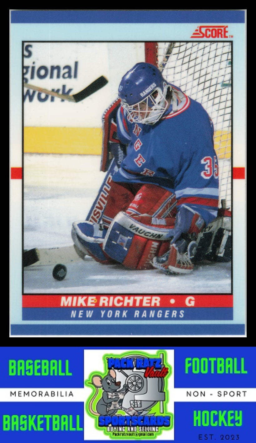 1990 Score Young Superstars #27 Mike Richter NM/M