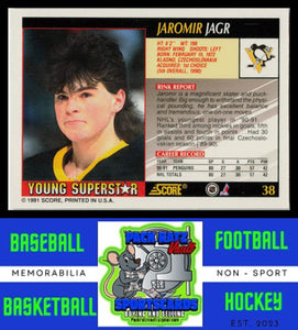 1991 Score Young Superstars #38 Jaromir Jagr NM/M