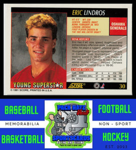 1991 Score Young Superstars #30 Eric Lindros NM/M