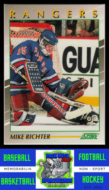 1991 Score Young Superstars #2 Mike Richter NM/M