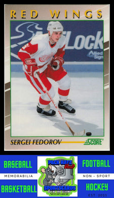 1991 Score Young Superstars #1 Sergei Fedorov NM/M