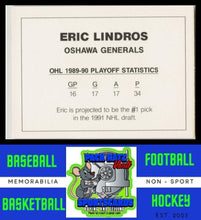 Load image into Gallery viewer, 1990 Broder Promo #NNO Eric Lindros (RC) NM/M