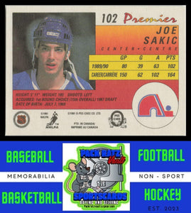 1991 O-PEE-CHEE #102 Joe Sakic NM/M