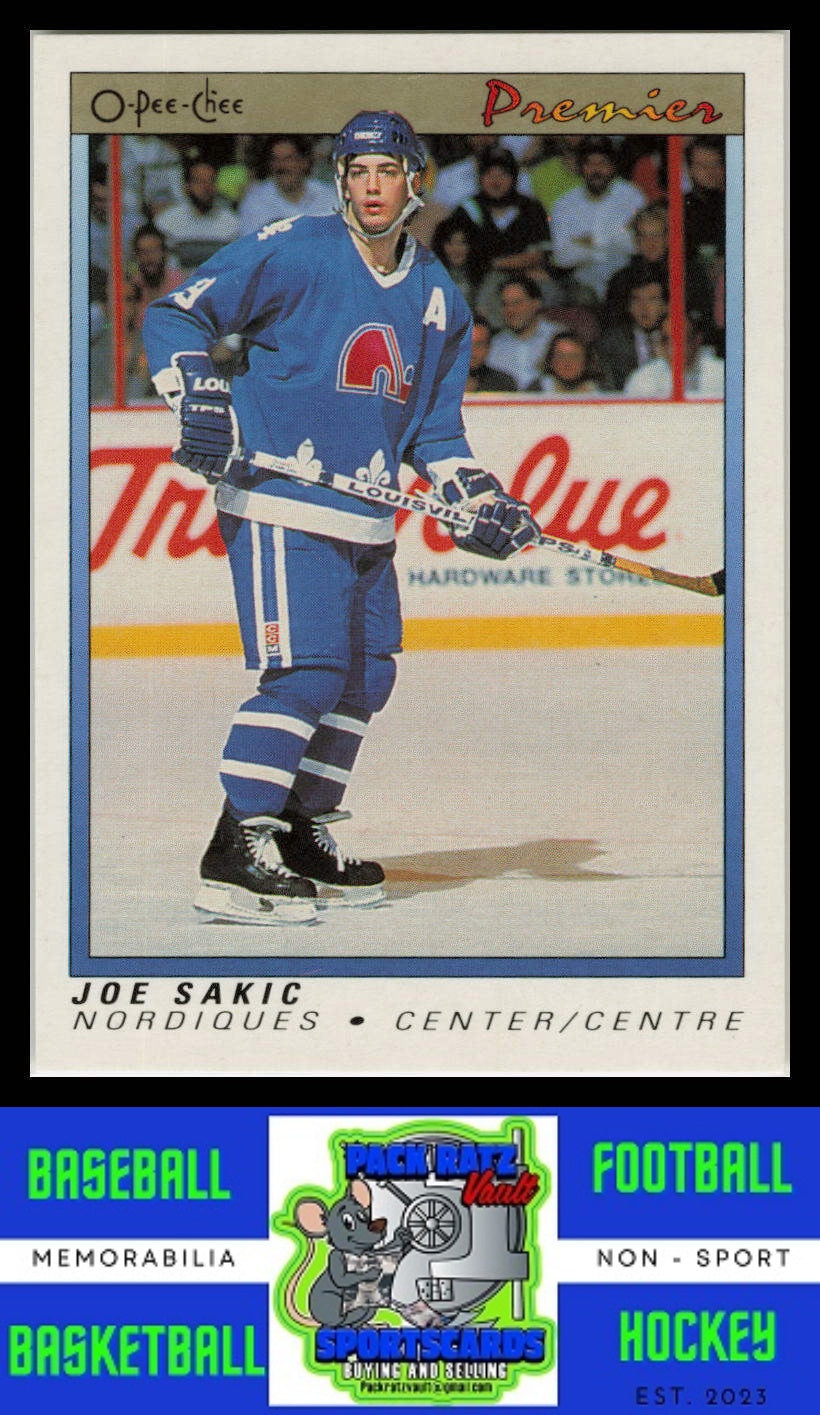 1991 O-PEE-CHEE #102 Joe Sakic NM/M