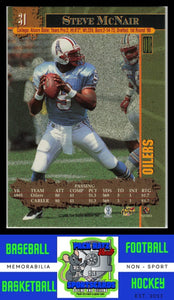 1996 Score Board NFL Lasers #31 Steve McNair EX/NM